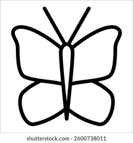 Butterfly Icon Element For Design