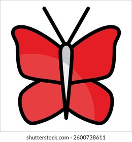 Butterfly Icon Element For Design