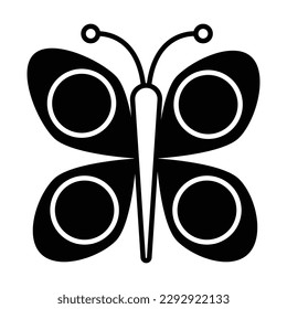 butterfly icon, fly vector, animal illustration