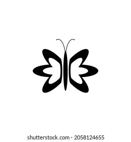 butterfly icon, fly vector, beautiful illustration