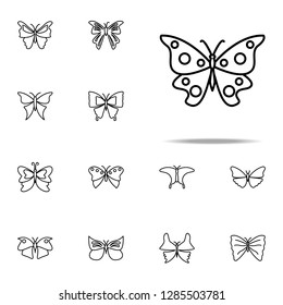 butterfly icon. butterfly icons universal set for web and mobile
