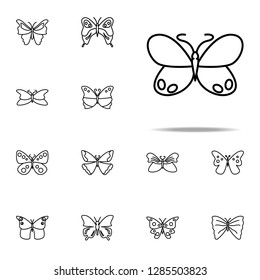 butterfly icon. butterfly icons universal set for web and mobile