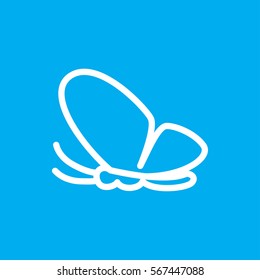 butterfly icon illustration isolated vector sign symbol