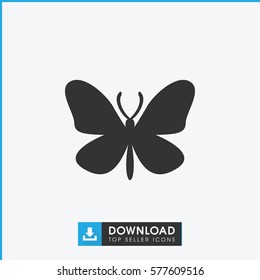 butterfly icon illustration isolated vector sign symbol