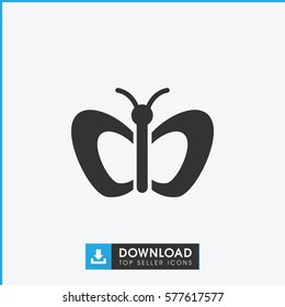 butterfly icon illustration isolated vector sign symbol