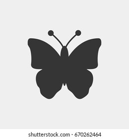 Butterfly icon illustration isolated vector sign symbol