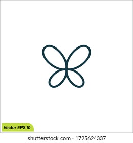 Butterfly Icon Illustration Vector Eps 10