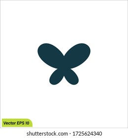 butterfly icon illustration vector eps 10