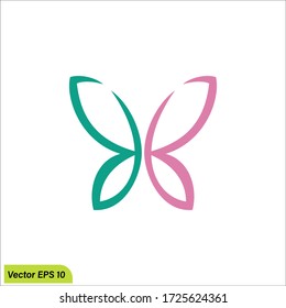icono de mariposa ilustración vectores eps 10