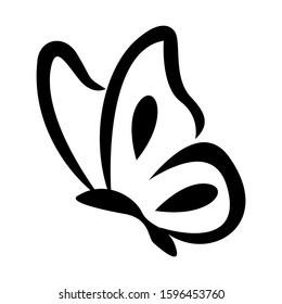 butterfly icon isolated sign symbol vector illustration - high quality black style vector icons
