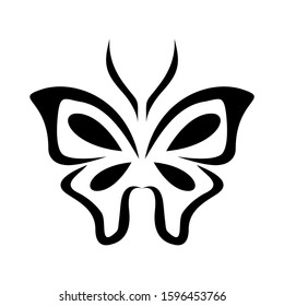 butterfly icon isolated sign symbol vector illustration - high quality black style vector icons
