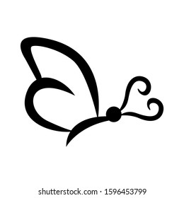 butterfly icon isolated sign symbol vector illustration - high quality black style vector icons
