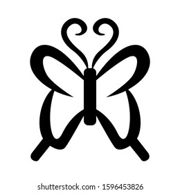 butterfly icon isolated sign symbol vector illustration - high quality black style vector icons
