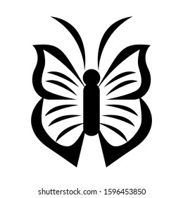 butterfly icon isolated sign symbol vector illustration - high quality black style vector icons

