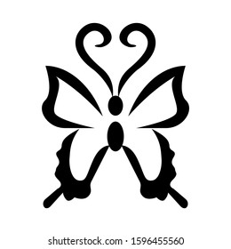 butterfly icon isolated sign symbol vector illustration - high quality black style vector icons
