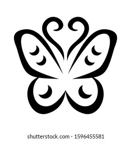 butterfly icon isolated sign symbol vector illustration - high quality black style vector icons
