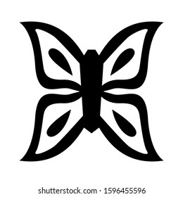 butterfly icon isolated sign symbol vector illustration - high quality black style vector icons
