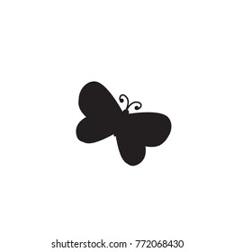 Butterfly icon line