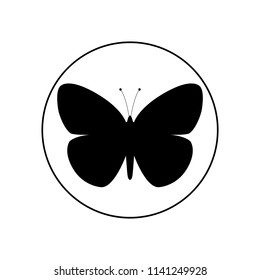 Butterfly icon, logo