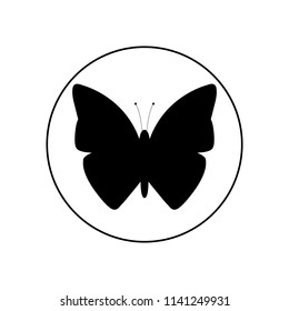 Butterfly icon, logo