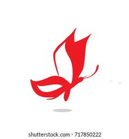 butterfly icon logo