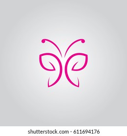 butterfly icon to logo animal