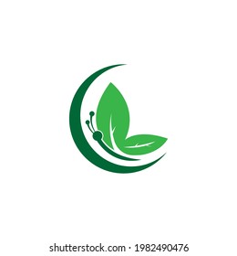 Butterfly icon logo design concept template illustration vector