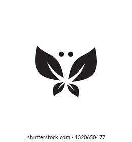 Butterfly icon logo design vector template