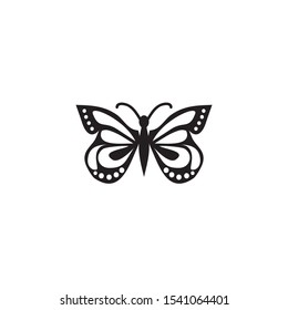 Butterfly icon logo design vector illustration template