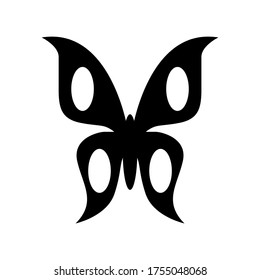 butterfly  icon or logo isolated sign symbol vector illustration - high quality black style vector icons