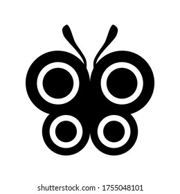 butterfly  icon or logo isolated sign symbol vector illustration - high quality black style vector icons