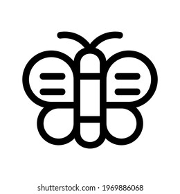 butterfly icon or logo isolated sign symbol vector illustration - high quality black style vector icons
