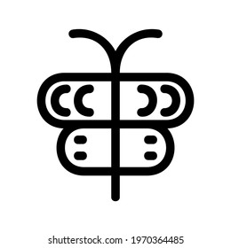butterfly icon or logo isolated sign symbol vector illustration - high quality black style vector icons
