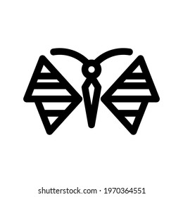 butterfly icon or logo isolated sign symbol vector illustration - high quality black style vector icons

