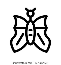 butterfly icon or logo isolated sign symbol vector illustration - high quality black style vector icons
