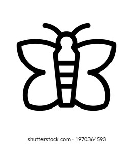 butterfly icon or logo isolated sign symbol vector illustration - high quality black style vector icons
