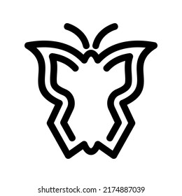 butterfly icon or logo isolated sign symbol vector illustration - high quality black style vector icons
