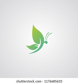 Butterfly icon logo vector template