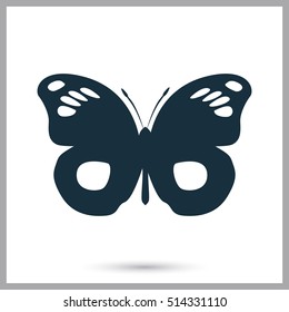 Butterfly icon. Simple design for web and mobile