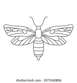 Butterfly icon. Simple element illustration. Butterfly symbol design from Insect collection set. Can be used in web and mobile on white background