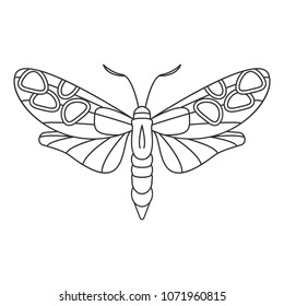 Butterfly icon. Simple element illustration. Butterfly symbol design from Insect collection set. Can be used in web and mobile on white background