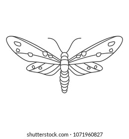 Butterfly icon. Simple element illustration. Butterfly symbol design from Insect collection set. Can be used in web and mobile on white background