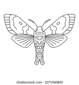 Butterfly icon. Simple element illustration. Butterfly symbol design from Insect collection set. Can be used in web and mobile on white background