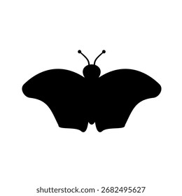 butterfly icon, simple flat style, illustration, logo sign symbol pictogram template, for ui or ux isolated on white for mobile app, editable