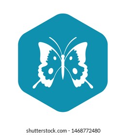 Butterfly icon. Simple illustration of butterfly vector icon for web