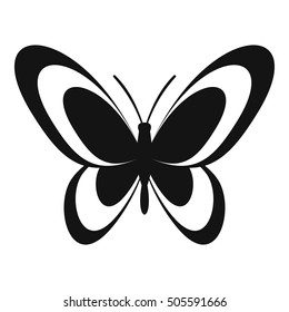 Butterfly icon. Simple illustration of butterfly vector icon for web