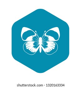 Butterfly icon in simple style for any design