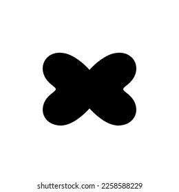 Butterfly icon. Simple style cosmetic product big sale poster background symbol. Butterfly brand logo design element. Butterfly t-shirt printing. vector for sticker.