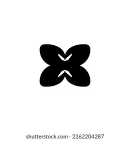 Butterfly icon. Simple style cosmetic product big sale poster background symbol. Butterfly brand logo design element. Butterfly t-shirt printing. vector for sticker.
