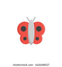 Butterfly Icon , Spring Season Symbol .